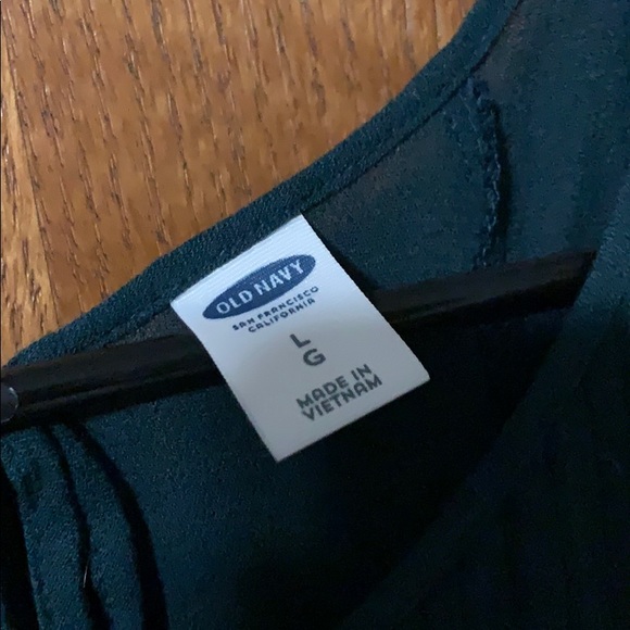 Green Open Shoulder Top - Picture 4 of 5